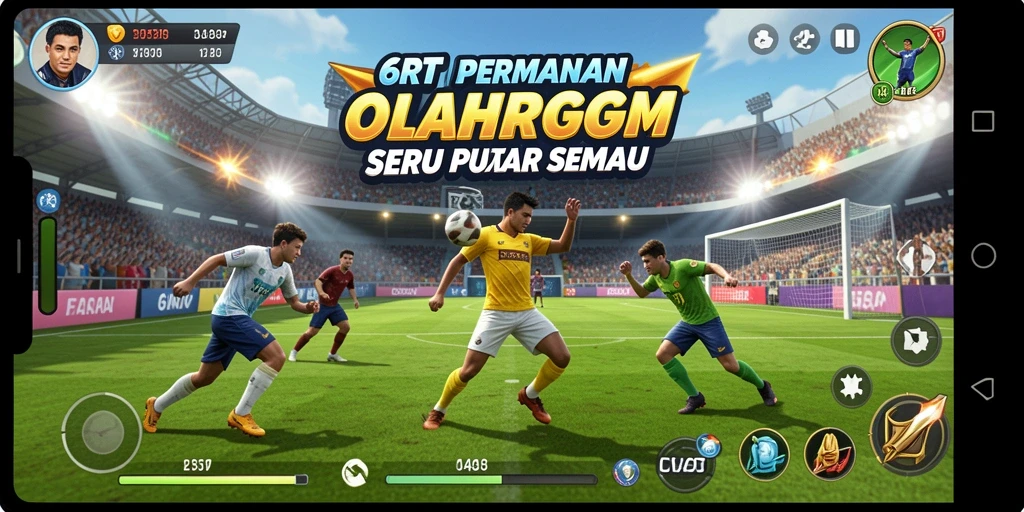 Screenshot utama 6RT menampilkan gameplay seru dalam olahraga.