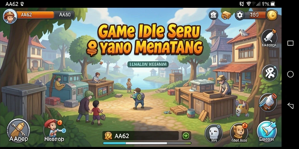 Tampilan gameplay AA62 yang seru dan interaktif.
