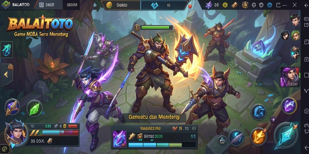Screenshot gameplay BALAITOTO yang menampilkan aksi seru dalam arena.