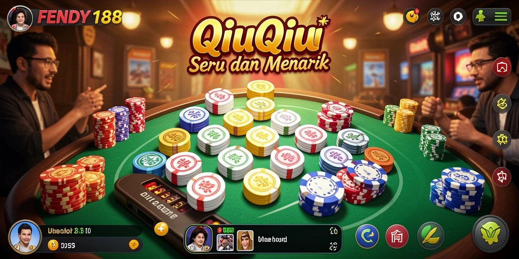 Tampilan gameplay seru QiuQiu dalam FENDY188.