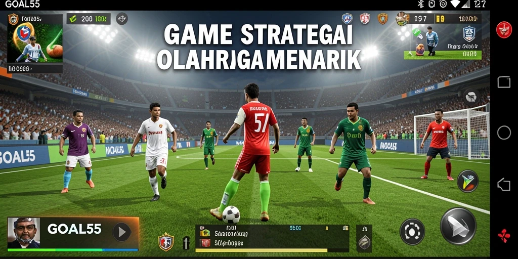 Tampilan gameplay GOAL55 yang menarik dan menawan.