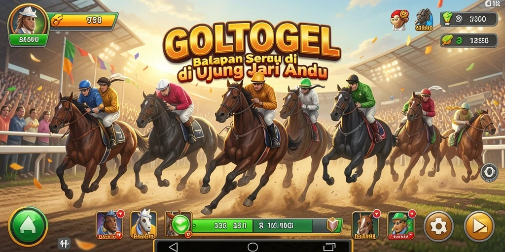 Menampilkan aksi balapan mendebarkan dalam GOLTOGEL.