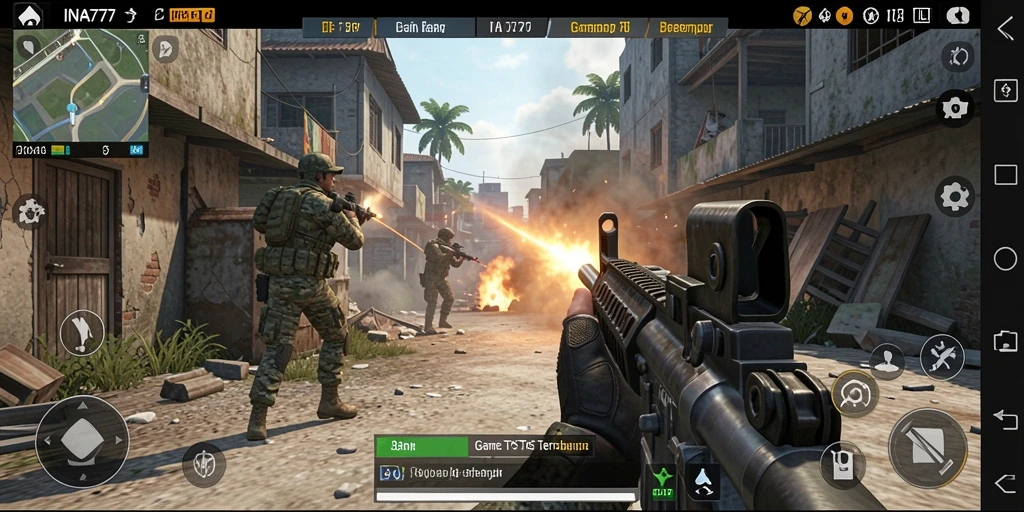 Gameplay INA777 yang seru dengan aksi tembak-menembak yang intens.