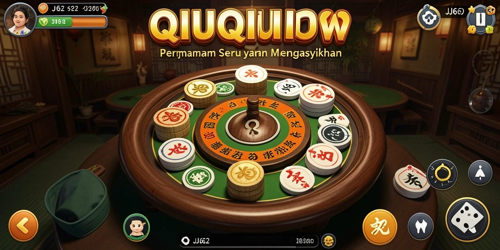 Screenshot gameplay QiuQiu yang menunjukkan keseruan JJ62.