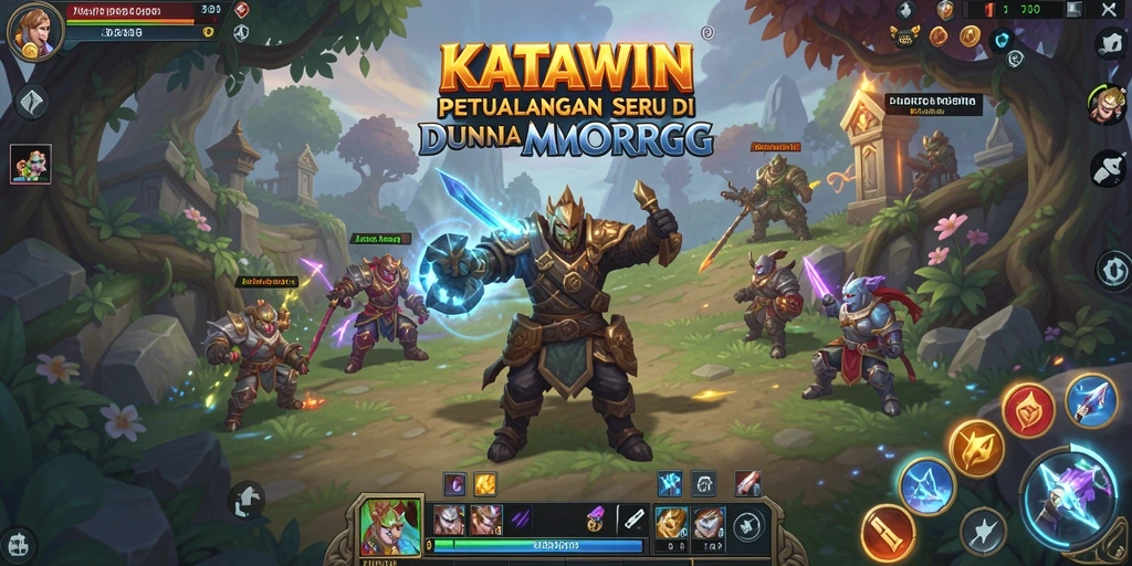 Gameplay menakjubkan di KATAWIN dengan aksi petualangan MMORPG.