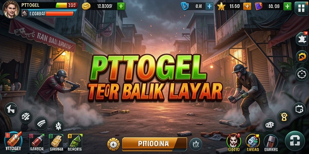 Screenshot menampilkan suasana menegangkan dari PTTOGEL.