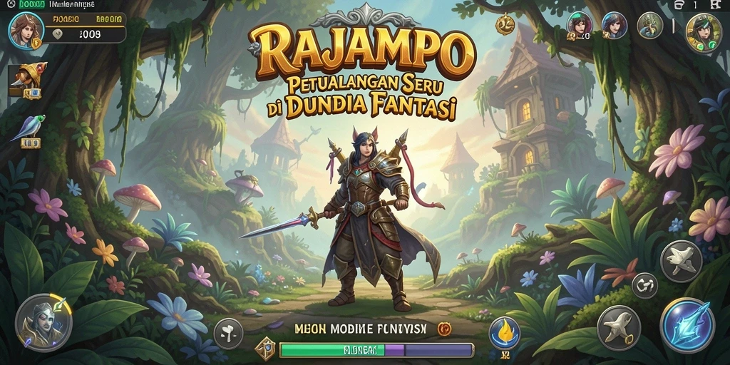Tampilan gameplay menakjubkan dari RAJAMPO dalam petualangan seru.