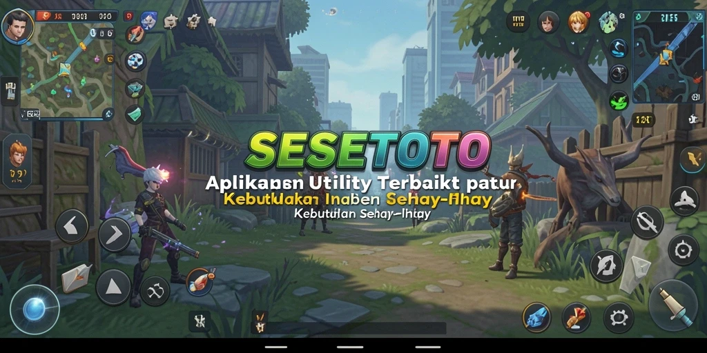 Tampilan antarmuka SESETOTO yang modern dan fungsional.