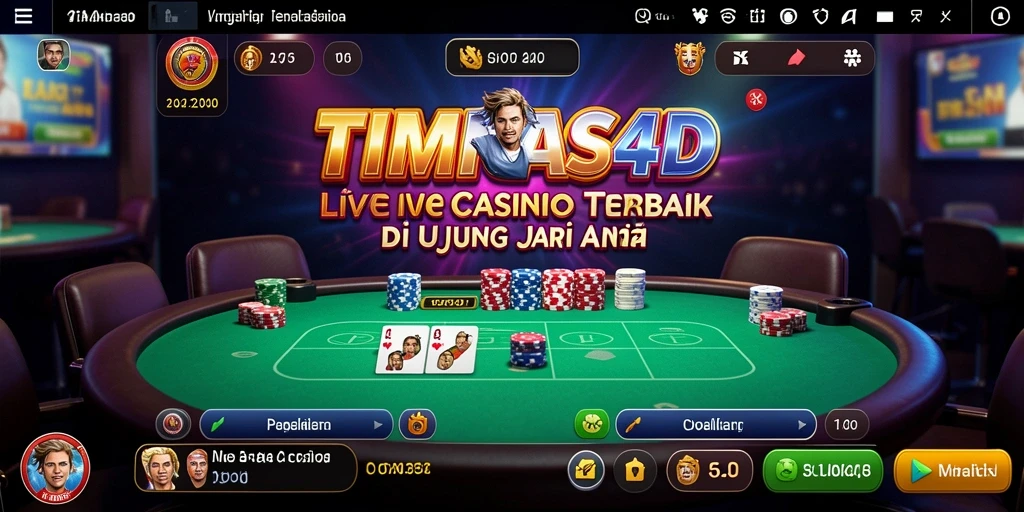 Tampilan gameplay seru di TIMNAS4D dengan dealer profesional.
